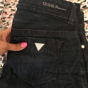 Guess Premium "Daredevil Skinny" Swarovski jeans